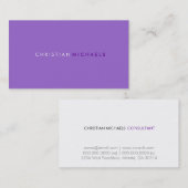 Moderne en minimale Visitekaartjes (Voorkant / Achterkant)