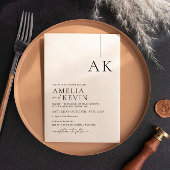 Moderne en minimalistische bruiloft voor typografi kaart