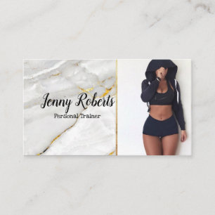 Moderne en rendabele persoonlijke trainer Fitness  Visitekaartje