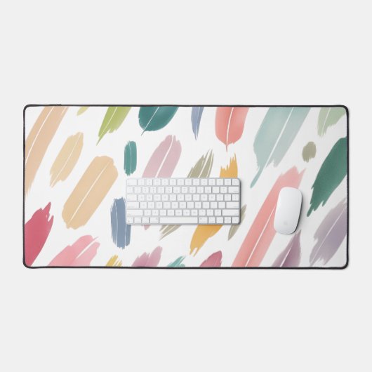 Moderne en Schattigee Abstracte vormen Bureaumat (Keyboard & Muis)