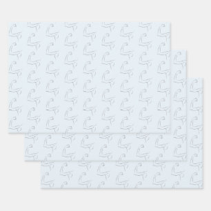 Moderne en sterke man op Vaderdag Inpakpapier Vel