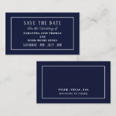 Moderne en stijlvolle, om het even welke kleur, sp informatiekaartje (Voorkant / Achterkant)