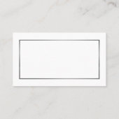 Moderne en stijlvolle, witte/zilverkleurige Ticket (Achterkant)