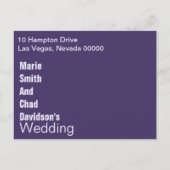 Moderne Enregistrer La Carte Postale Date (Dos)