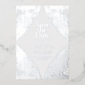 Moderne Enregistrer la date Modèles photo d'argent (Recto)