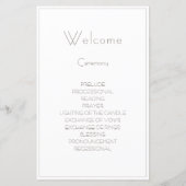 Moderne Enregistrer la date Programme personnalisé (Dos)