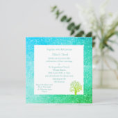 MODERNE ÉPARGNE IMPRIMER INVITATIONS DE MARIAGE VE (Debout devant)