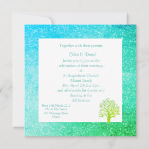 MODERNE ÉPARGNE IMPRIMER INVITATIONS DE MARIAGE VE
