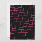 Moderne Escape Room Feest Uitnodiging (Achterkant)