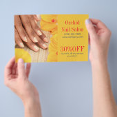 Moderne Esthetiek SPA Nagelsalon Prijzenlijsten Flyer (Hand)