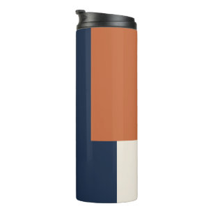 Moderne Esthetische Abstracte Kleurblok Tumbler Thermosbeker