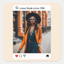 Moderne esthetische foto instagram stijlvol