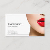 Moderne esthetische verpleegkunde, arts, cosmetisc visitekaartje (Achterkant)