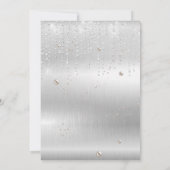 Moderne et élégante Quinceanera Invitation (Dos)