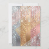 Moderne et élégante Quinceanera Invitation (Dos)