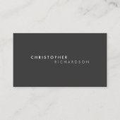 MODERNE ET MINIMAL No 7 Carte de visite (Devant)