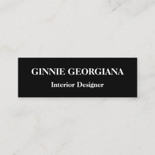 Moderne et simple Carte de visite de concepteur d'