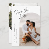 Moderne et simple Enregistrer la carte Date (Devant / Derrière)