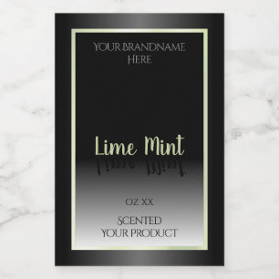 Moderne etiketten met zwarte en witte professionel