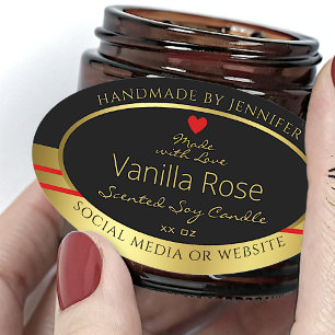 Moderne etiketten voor productverpakking (zwart en