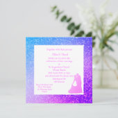 MODERNE Étincelle IMPRIMER INVITATIONS DE MARIAGE (Debout devant)