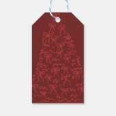 Moderne Étiquette de Noël Classique Élégante (Dos)