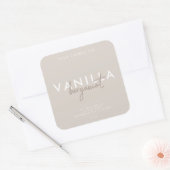 Moderne Étiquette simple bougie (Enveloppe)