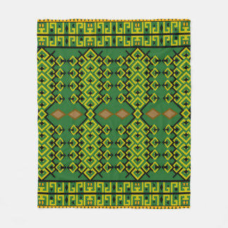 Moderne Etnische Geometrische Patroon Fleece Deken