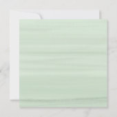 Moderne Eucalyptus Bloem Bruiloft SAVE THE DATE Kaart (Achterkant)