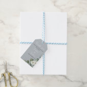 moderne eucalyptus cadeaulabel (Met Touw)