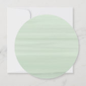 Moderne Eucalyptus Geometric Lijst ENGAGTY Kaart (Achterkant)