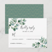 Moderne Eucalyptus Groene Huwelijk