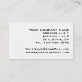 Moderne Executive Circles Professional Visitekaartje (Achterkant)