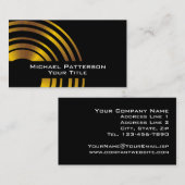 Moderne Executive Circles Professional Visitekaartje (Voorkant / Achterkant)