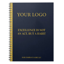 Moderne Executive Navy Blauwe & Gouden Zakelijke N