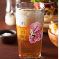 Moderne exotische roze Waterverf flamingo met cita