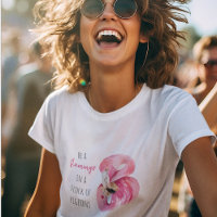 Moderne exotische roze Waterverf flamingo met cita