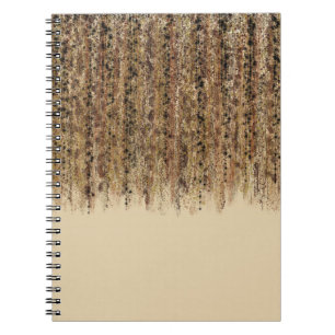 Moderne Exotische Safari Abstracte Glam Print Notitieboek