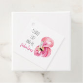 Moderne, exotische standaard en verbluffend flamin bedankjes labels (In situ)