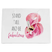 Moderne, exotische standaard en verbluffend flamin groot cadeauzakje (Voorkant)