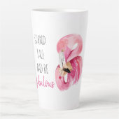 Moderne, exotische standaard en verbluffend flamin latte mok (Voorkant)