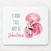 Moderne, exotische standaard en verbluffend flamin muismat (Voorkant)