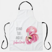 Moderne, exotische standaard en verbluffend flamin schort (Voorkant)