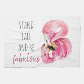 Moderne, exotische standaard en verbluffend flamin theedoek (Horizontaal)