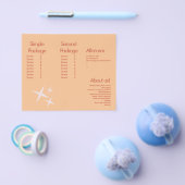 Moderne Eyelash Services Groovy Prijzen Lijst Flyer (Enkel)