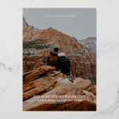 Moderne faire-part de date de mariage recto-verso  (Verso)