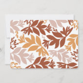 Moderne Faire-Part de Mariage à Terracotta Botaniq (Dos)