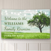 Moderne Familie Boom String Lights Picknick Reunio