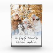 Moderne familie foto overlay aangepaste offerte (Voorkant)