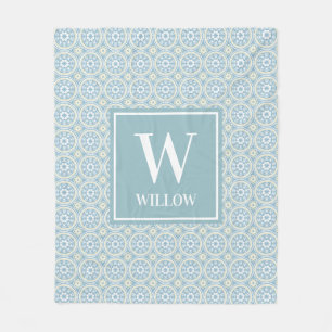 Moderne familie Monogram Fleece Deken